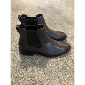 Cole Haan Men's 11.5 Hawthorne Chelsea Boot Dark Chocolate Leather C38727